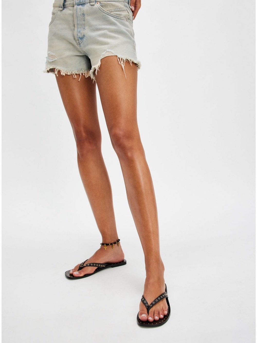 Free People Gia Grommet Thong Sandals! - Picture 3 of 6